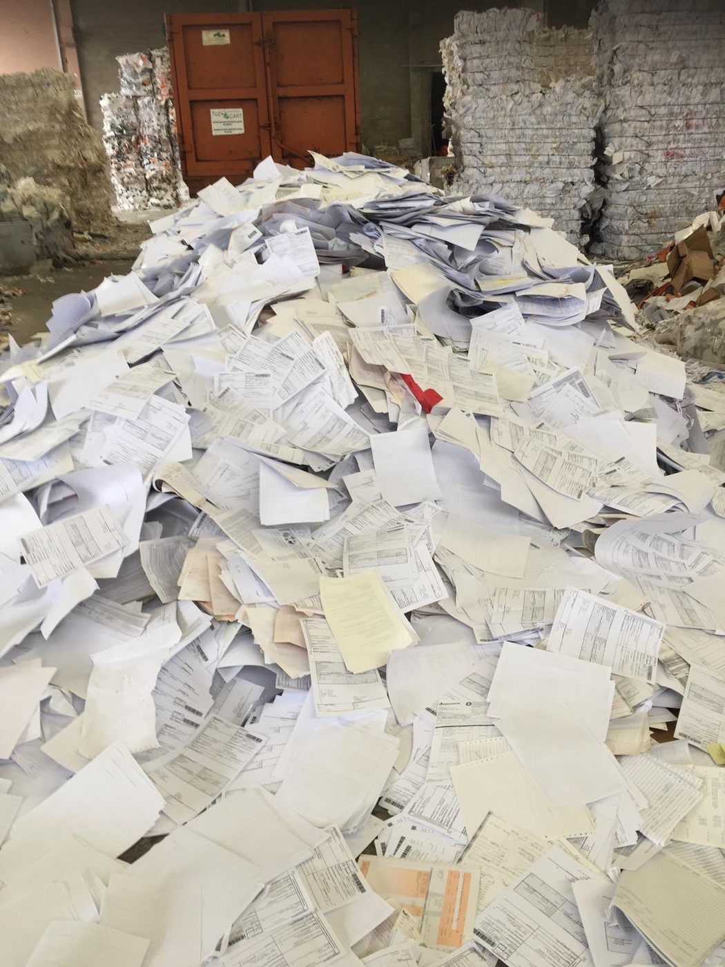 Cumulo di documenti in impianto — Tuz Cart