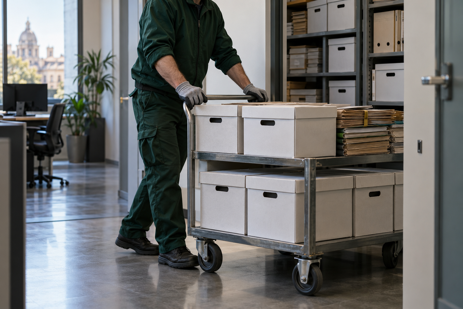 Tuz Cart — scena illustrativa: archivi